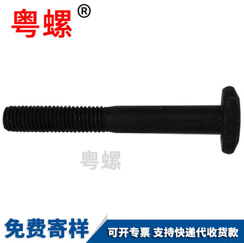 訂制T型臨滄臺(tái)階螺絲4.8級(jí)鍍鋅帶齒哈芬槽螺栓DIN188