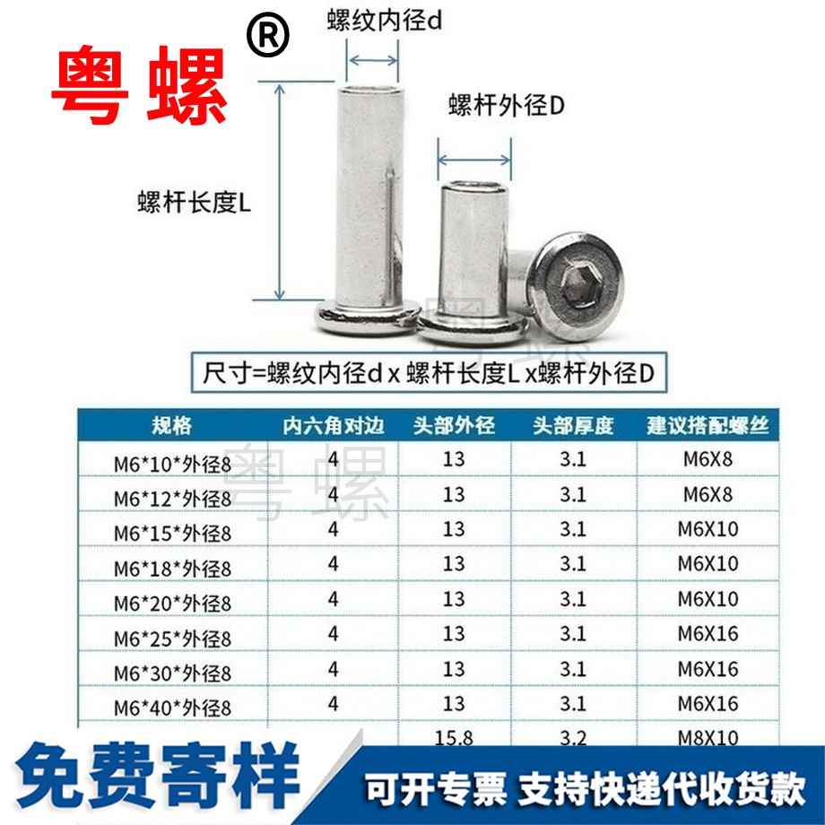 定制秦皇島家具螺母