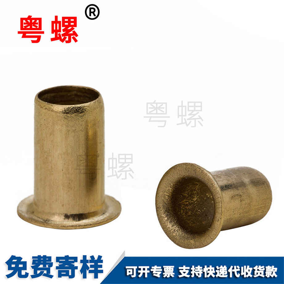 供應(yīng)黃銅西雙版納空心鉚釘