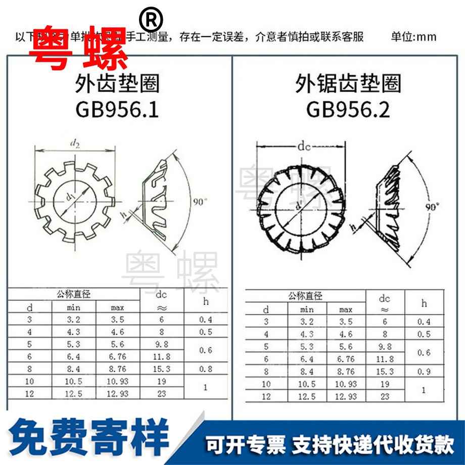 錐形鋸齒秦皇島鎖緊墊圈