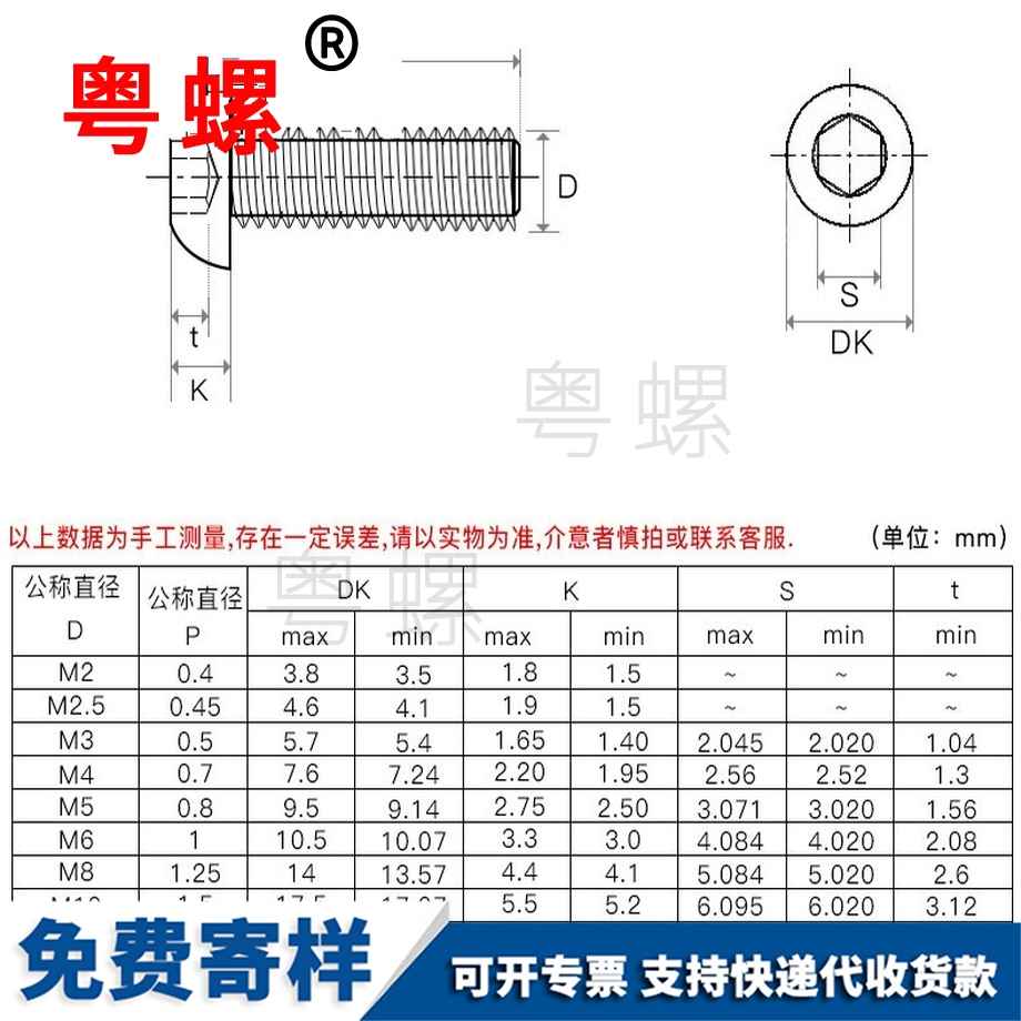 迪慶盤頭傘頭蘑菇頭螺釘