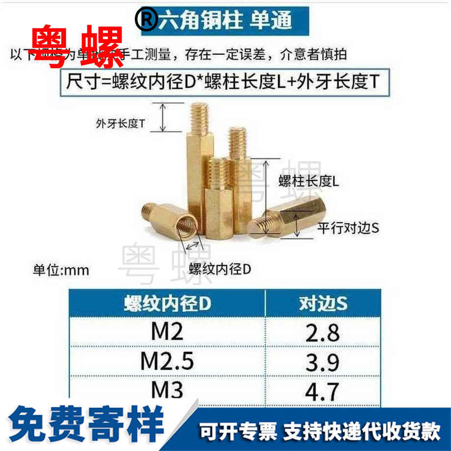批發(fā)六角迪慶銅柱螺絲